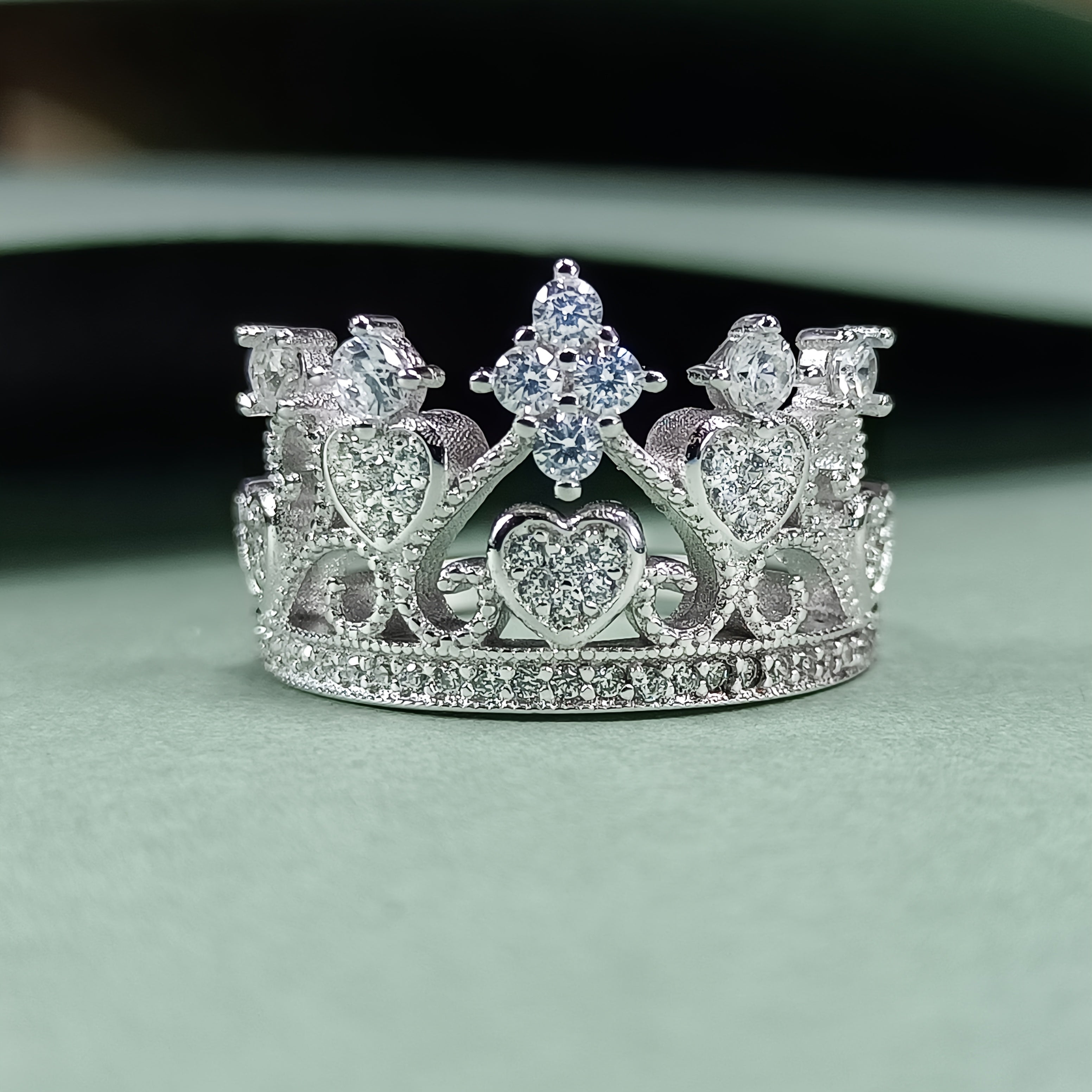 Sterling Silver Crown Ring