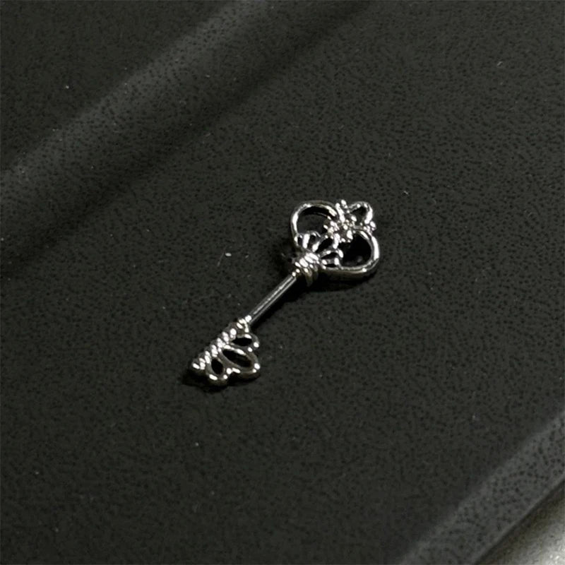 Dainty Key Stud Earrings