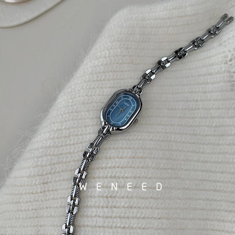 Womens Bracelet Watch, Square Dial Quartz Watch