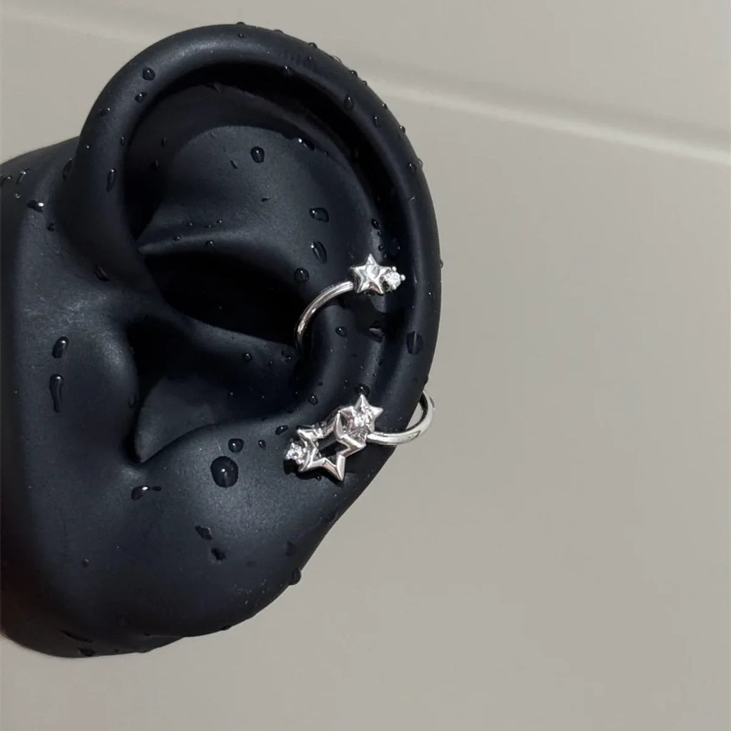 Dainty Stainless Steel Cat Stud Earrings