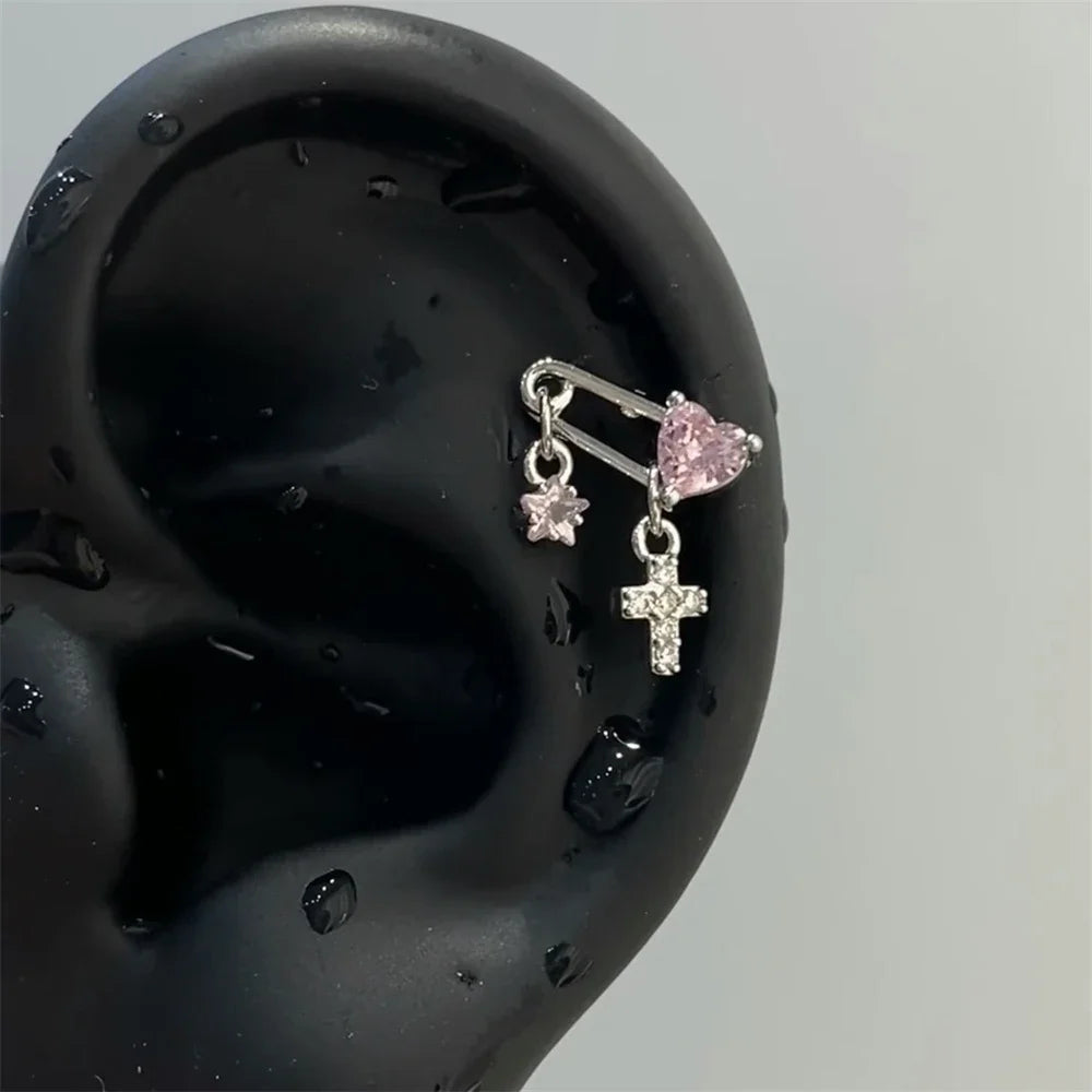 Cat Paw Stainless Steel Stud Earrings