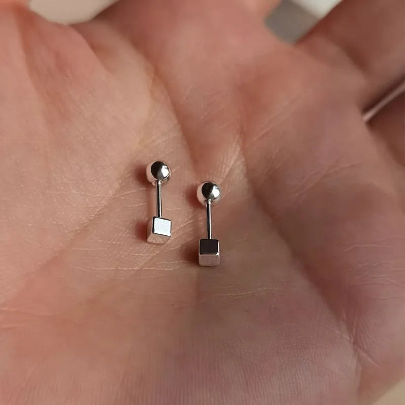 Crown Pearl Stainless Steel Cartilage Earring