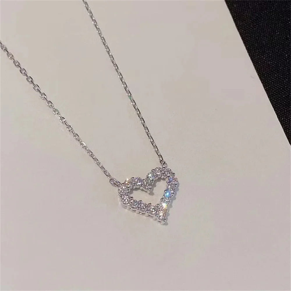 Saintly Dainty Heart Pendant Necklace
