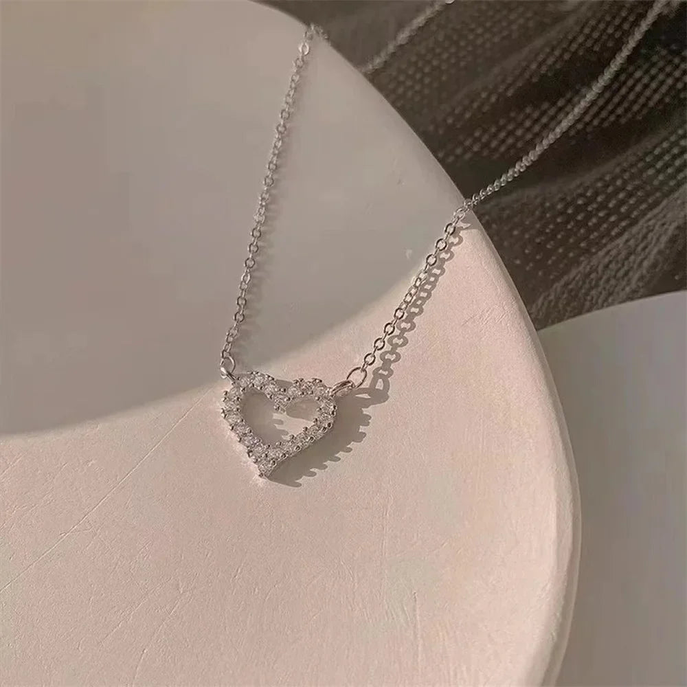 Saintly Dainty Heart Pendant Necklace
