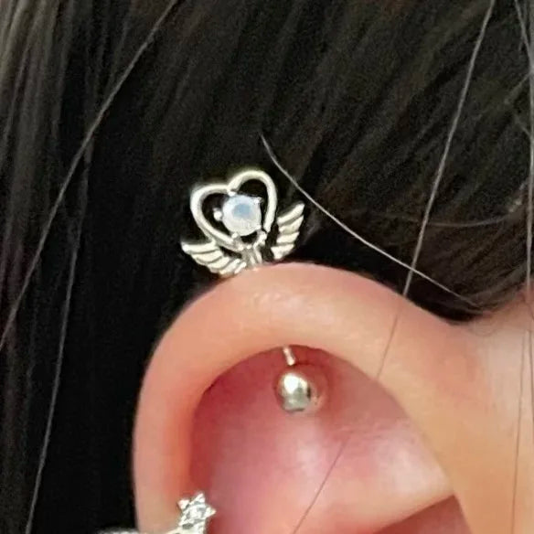 Clockwork Spark Dainty Cartilage Earring
