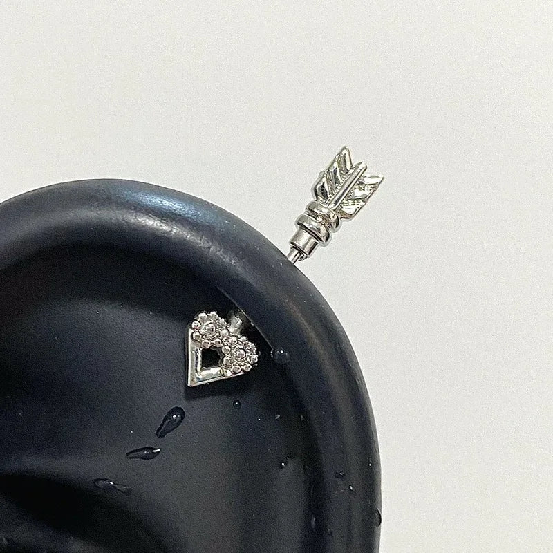 Clockwork Spark Dainty Cartilage Earring