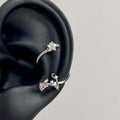 Dainty Stainless Steel Cat Stud Earrings