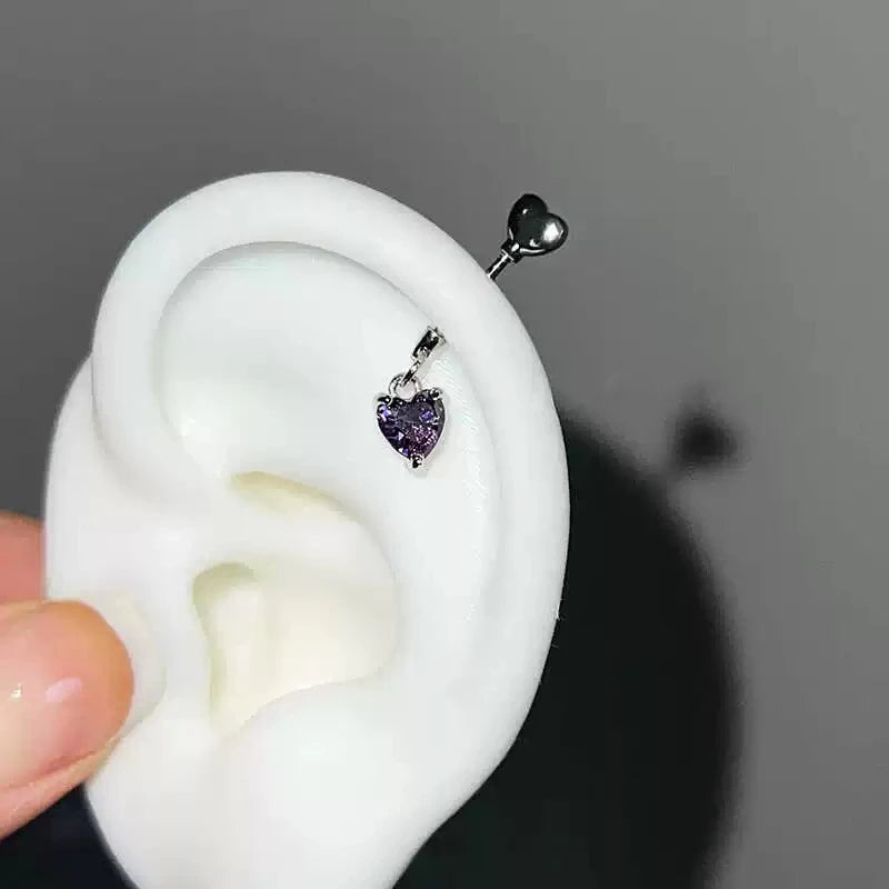 Clockwork Spark Dainty Cartilage Earring