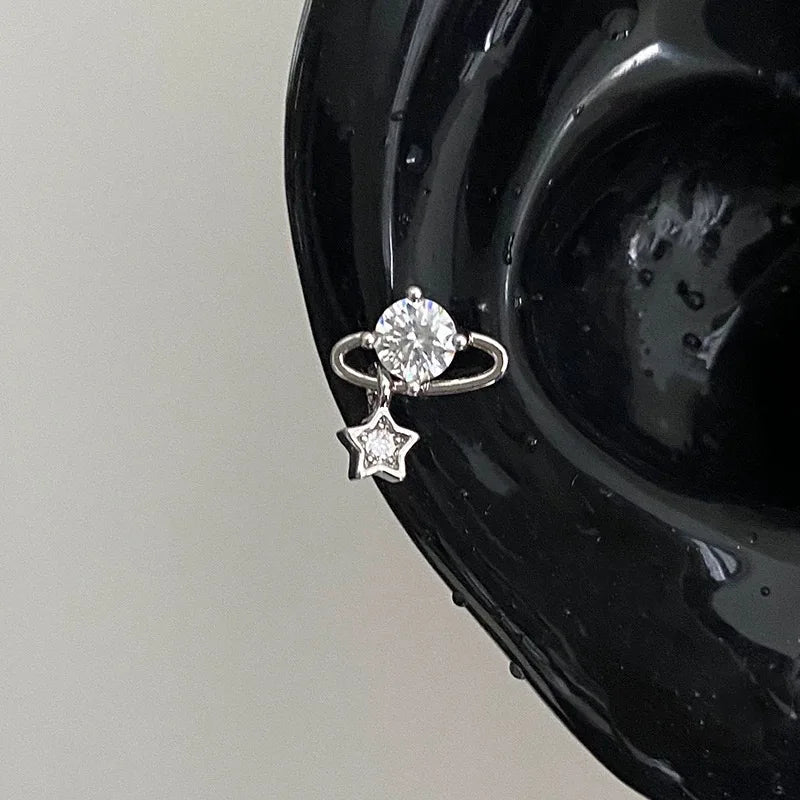 Angel Wing Zircon Stud Earrings