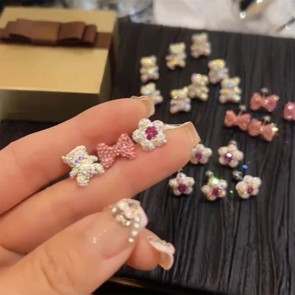 Bow Knot Cartilage Stud Earring