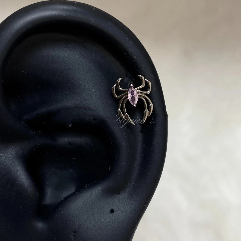 Angel Wing Zircon Stud Earrings