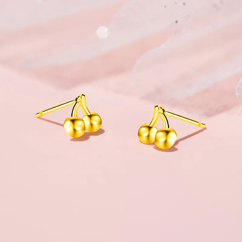 Ballet Shoe Earrings (Silver Tone Studs)