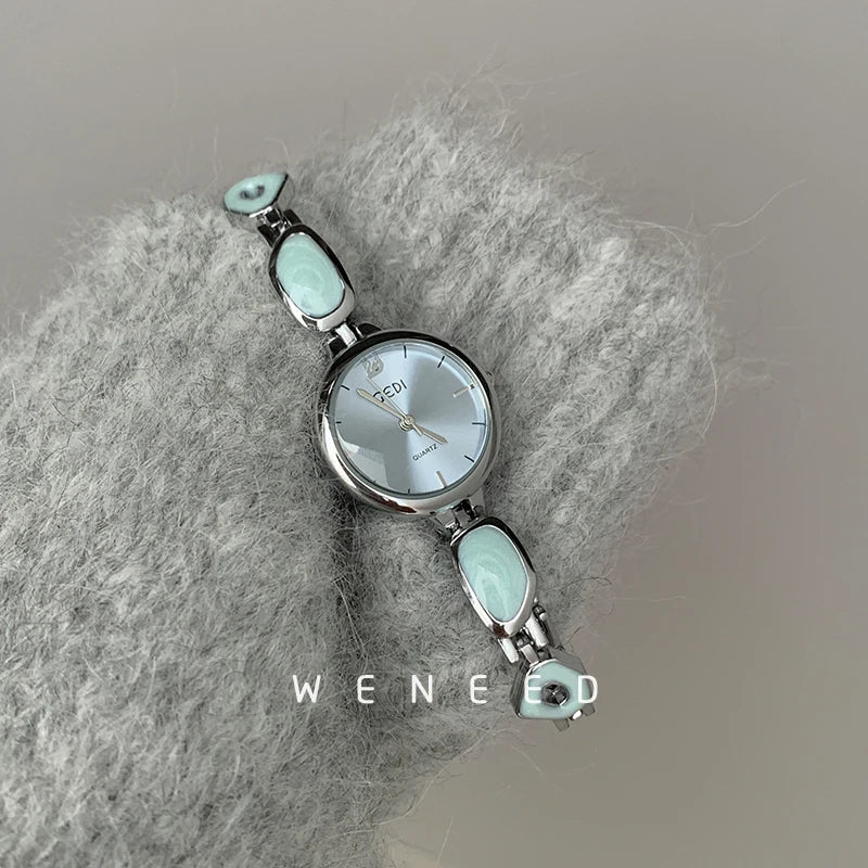 Womens Bracelet Watch, Square Dial Quartz Watch