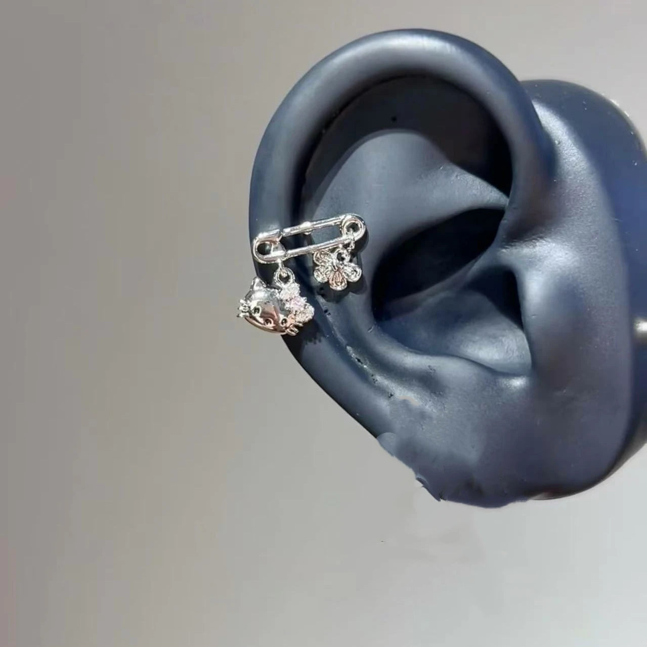 Cat Paw Stainless Steel Stud Earrings