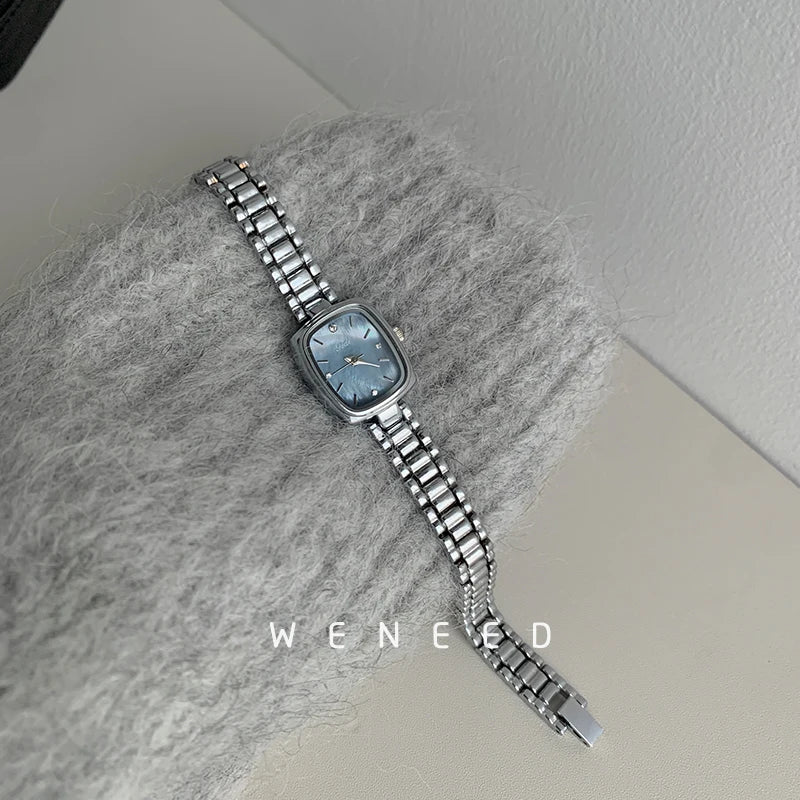 Womens Bracelet Watch, Square Dial Quartz Watch