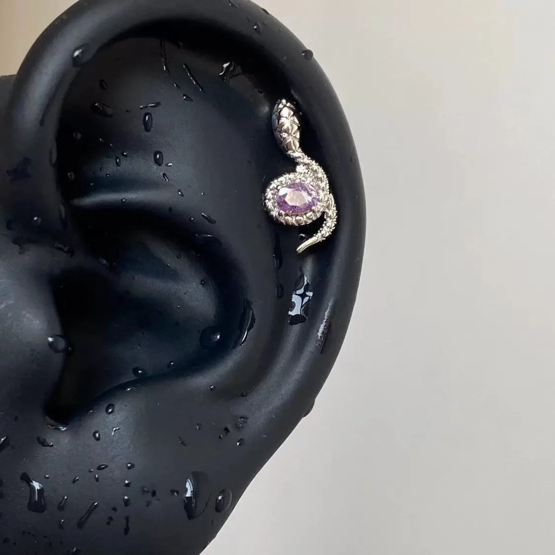 Angel Wing Zircon Stud Earrings