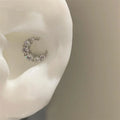 Pink Ballet Shoe Cartilage Stud Earring in Stainless Steel