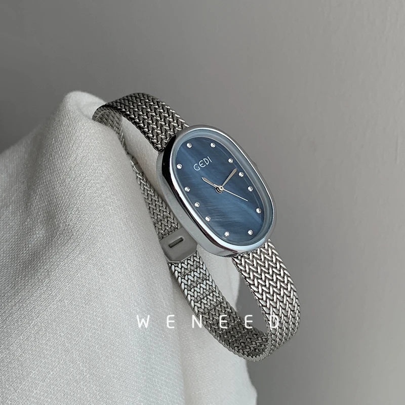 Womens Bracelet Watch, Square Dial Quartz Watch