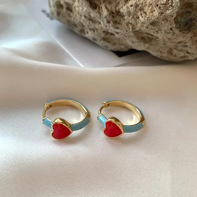 Y2K Star Necklace + Earrings Set (Colorful Crystal)