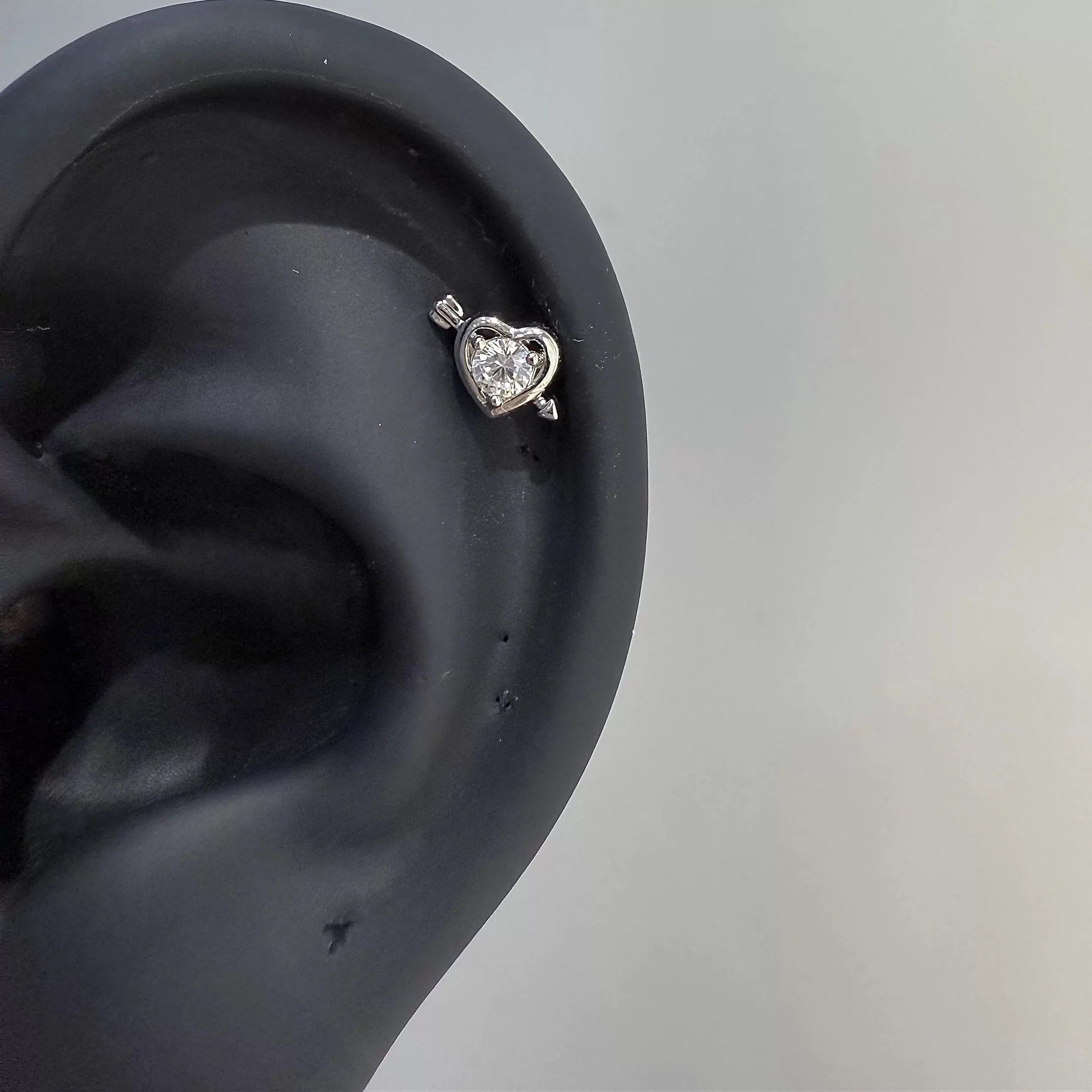 Angel Wing Zircon Stud Earrings