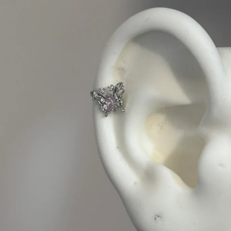 Cupid Heart Wing Cartilage Stud