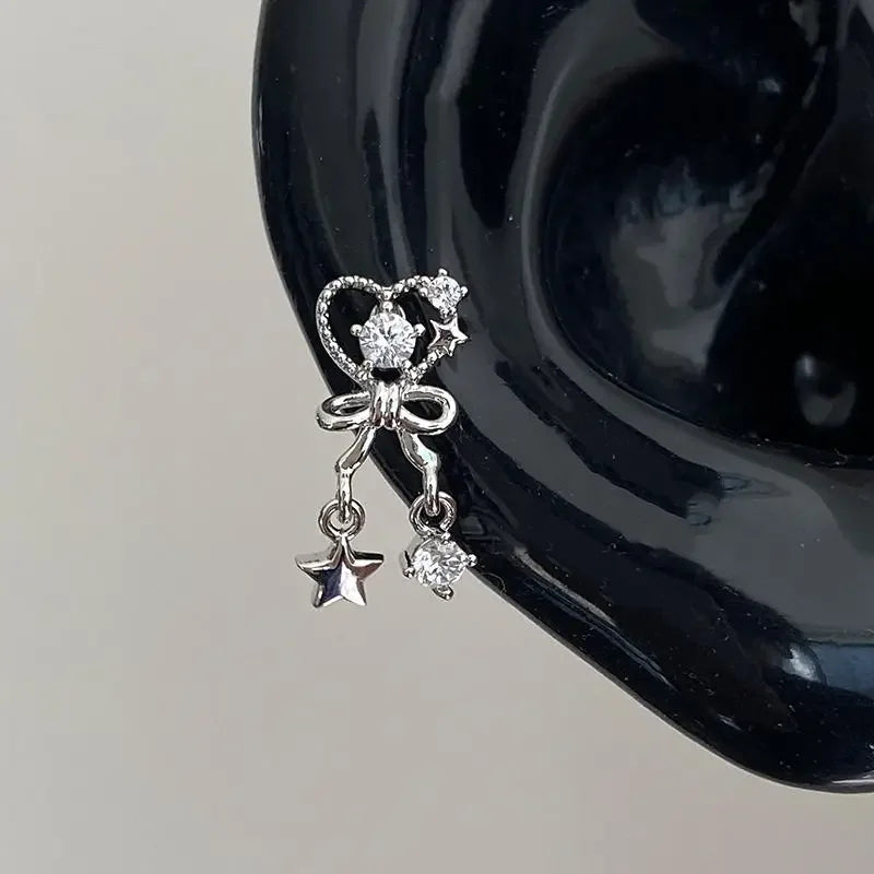 Sweet Heart Fork and Spoon Cartilage Stud